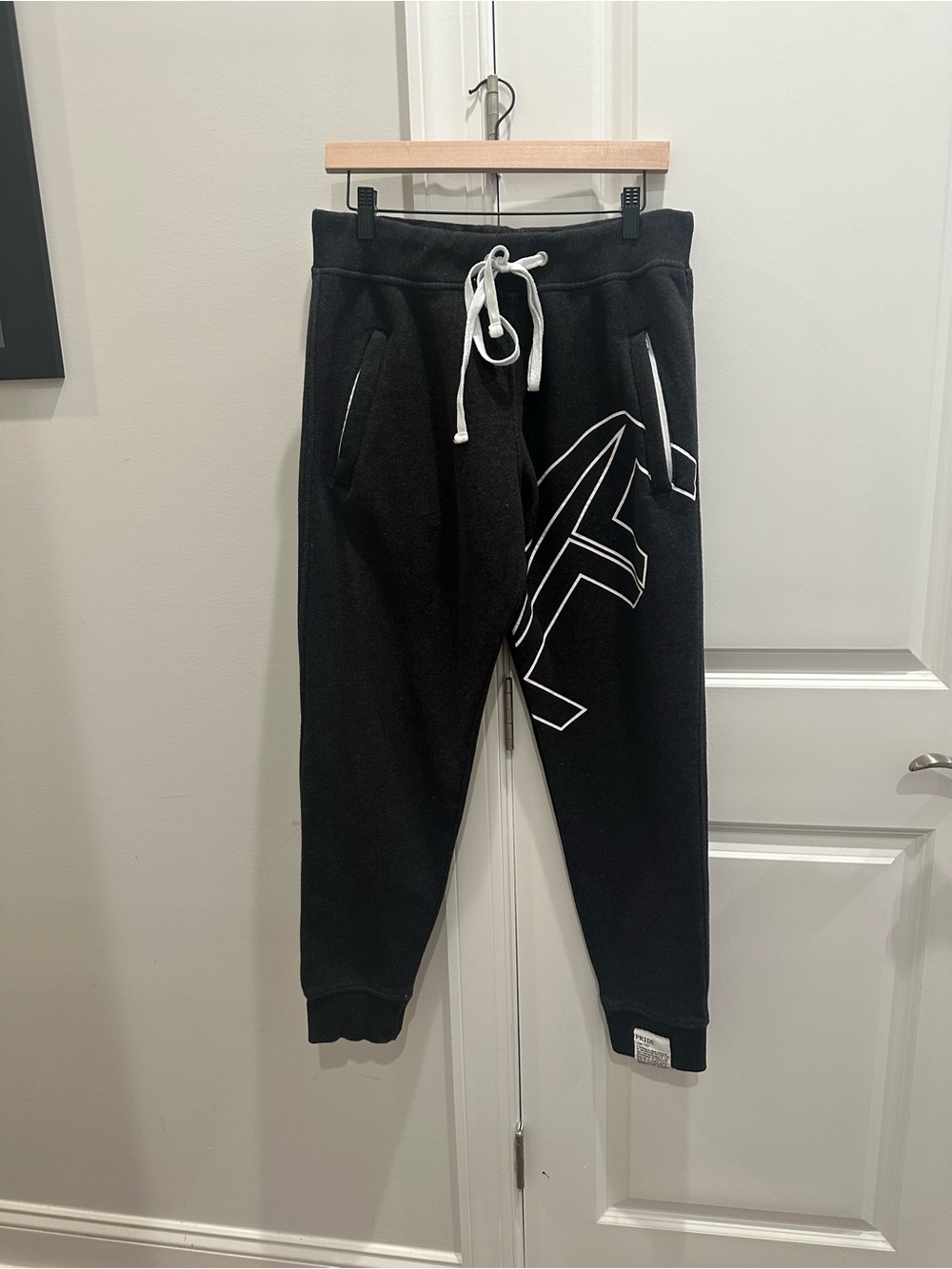 SOLD ON ANOTHER PLATFORM Equalnox Black Graphic Pride Jogger Sweatpants